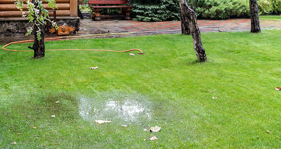 Stormwater Pit in Backyard